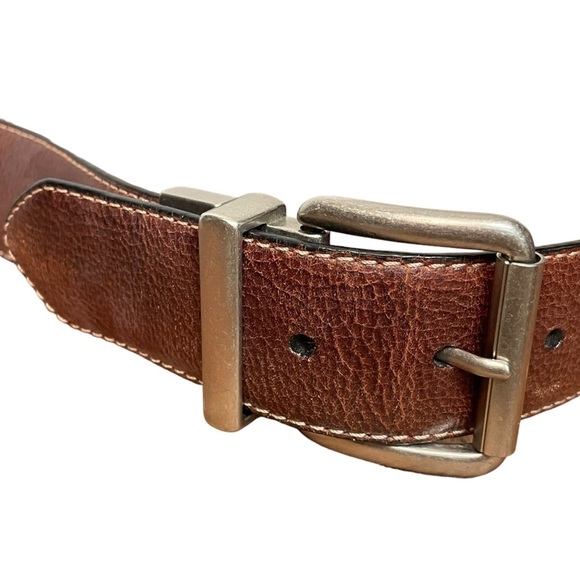 LEVI'S Black Brown Reversible 32" Leather Belt - Picture 1 of 6